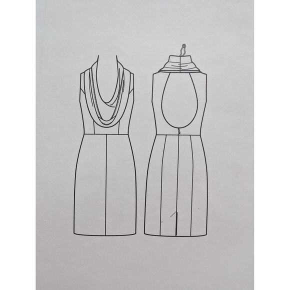 V1531 Vogue Lialia Evening Dress Pattern by Julia Alarcon Size D5 12 14 16 18 20 - Picture 2 of 5